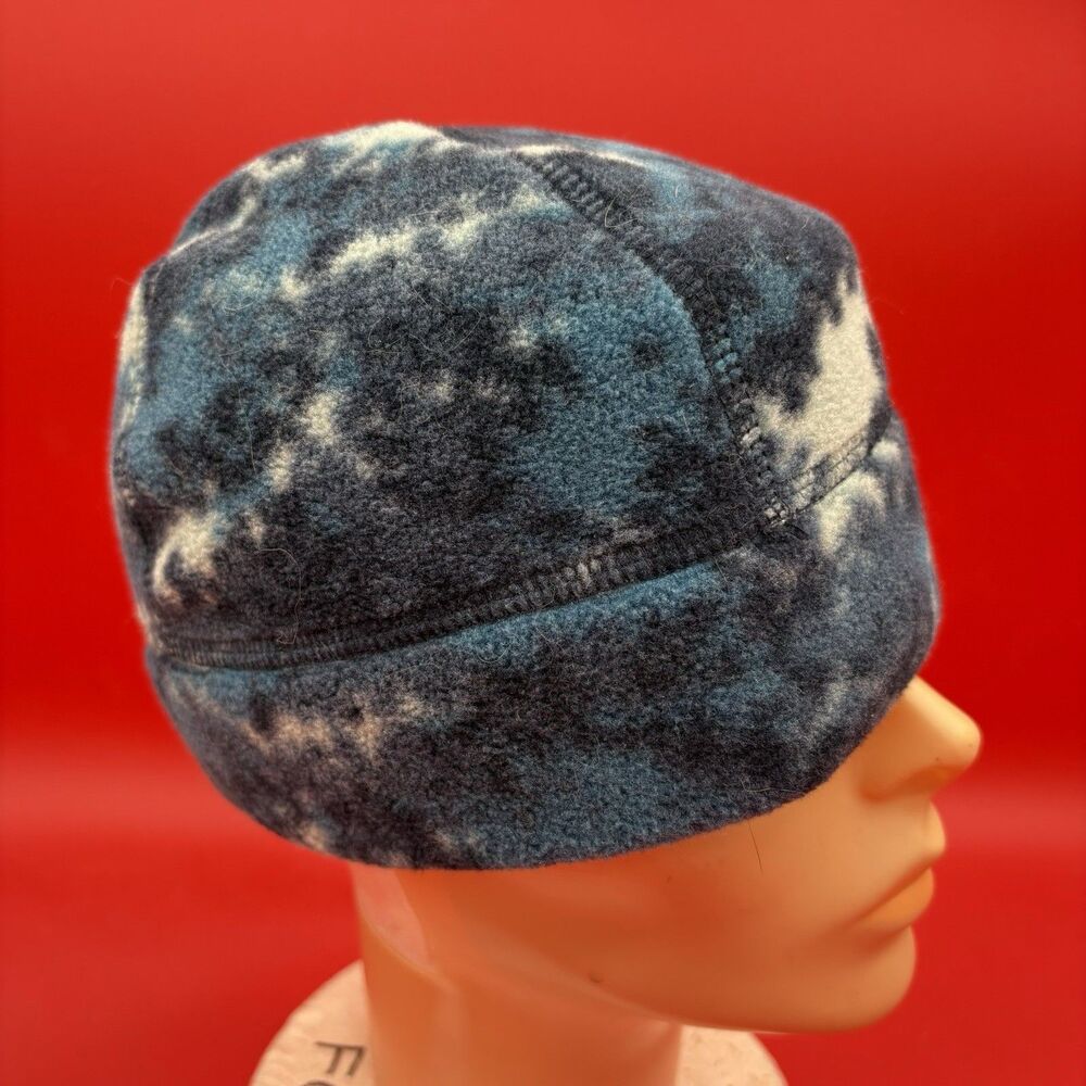 LL Bean Blue Camo Stocking/Skull Cap Kids Medium